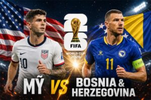 Thành tích gặp nhau giữa Mỹ vs Bosnia và Herzegovina 